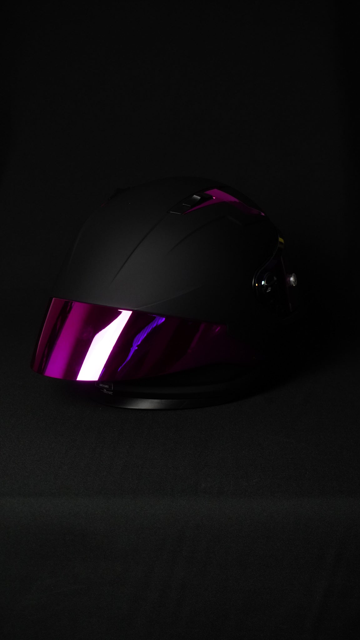CASCO XTRONG ¨R1¨NEGRO/SPOILERS MORADOS
