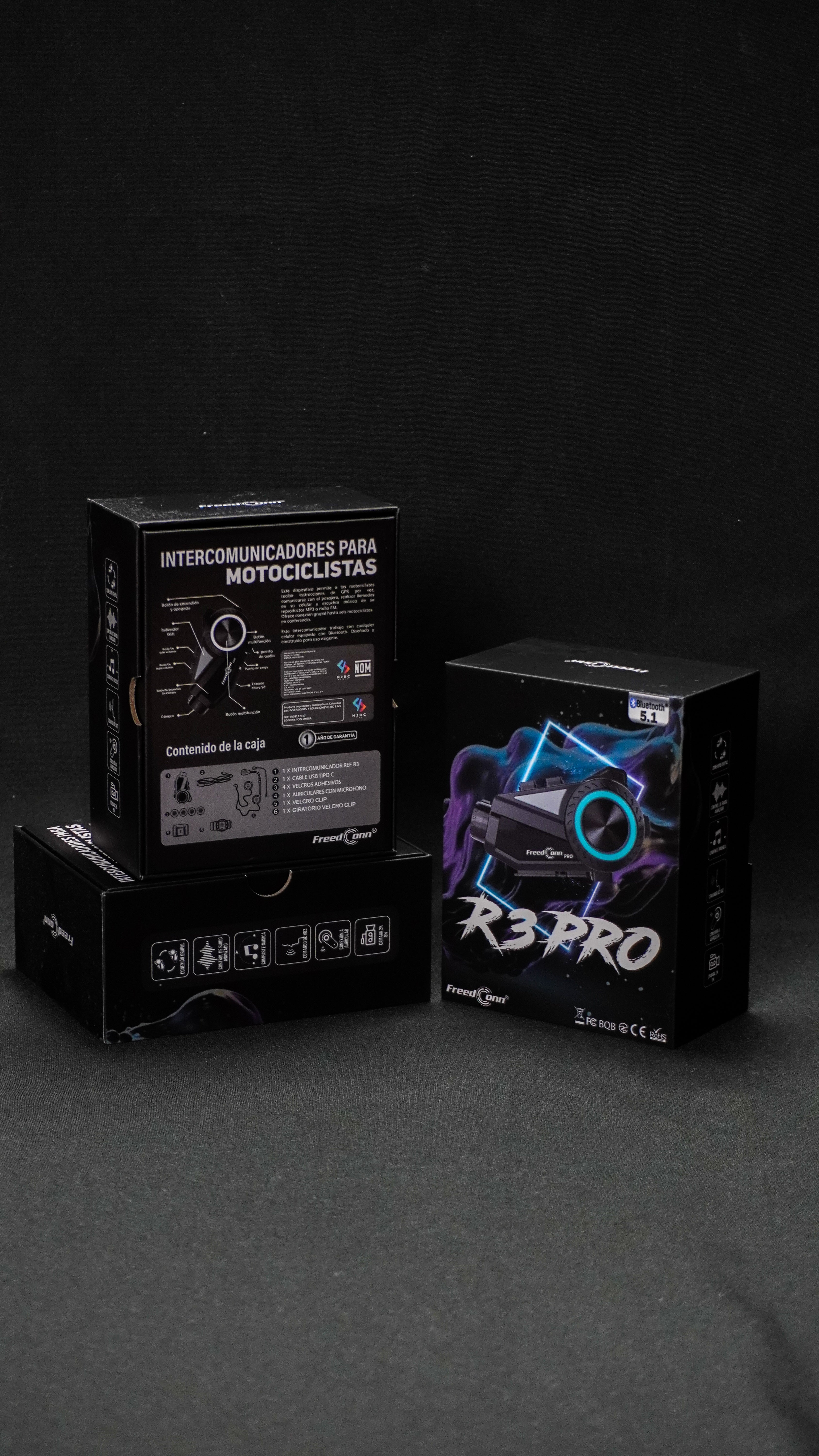 INTERCOMUNICADOR FREEDCONN ¨R3 PRO¨ CON CÁMARA